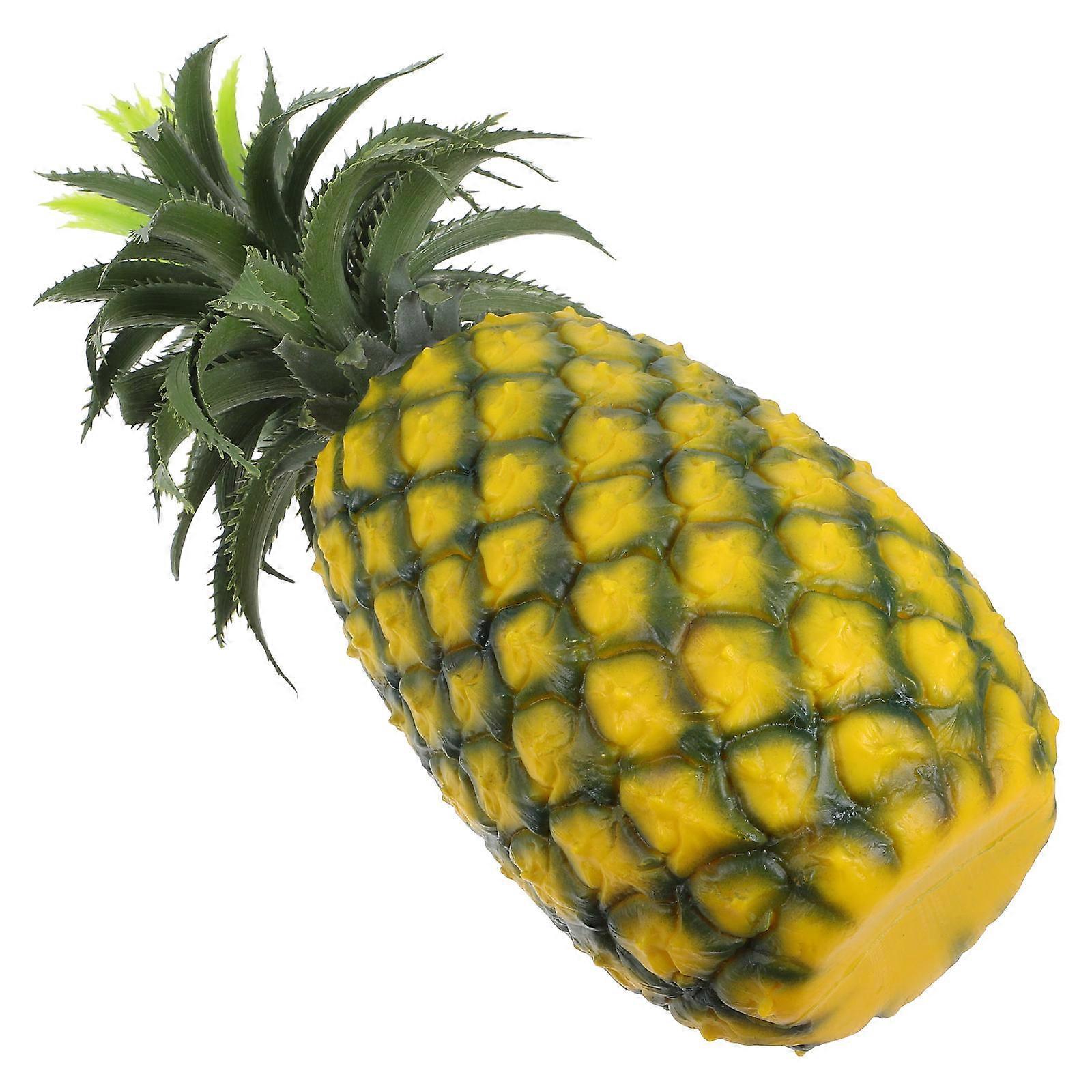 Realistic Fake Pineapple Model for Decoration with Multi Color Plastic Material