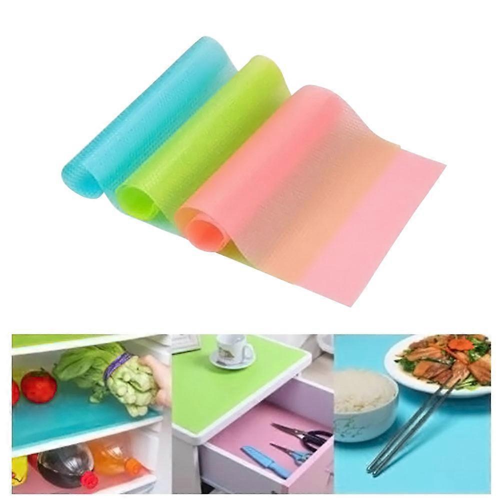 Fridge Shelf Liner for Moisture Absorption 6Pcs Assorted Colors