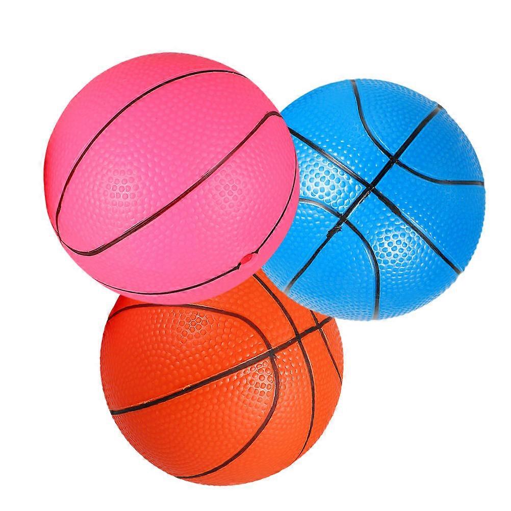 Children Basketball Playground Bouncing Balls for Playing 3Pcs Toy Set