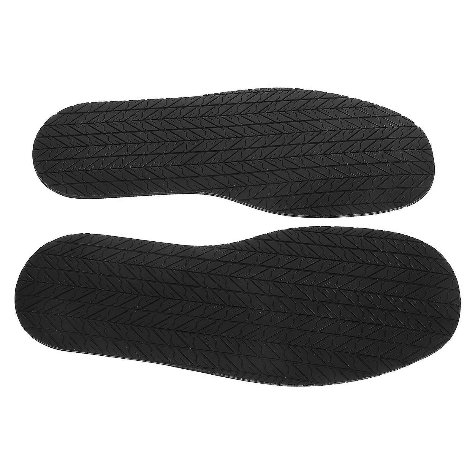 Black Rubber Shoe Sole Protector Patch for Easy Application and Enhanced Slip Resistance 1 Pair