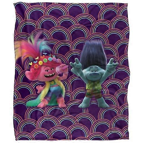 Trolls Cheer Up Silky Soft Touch Blanket