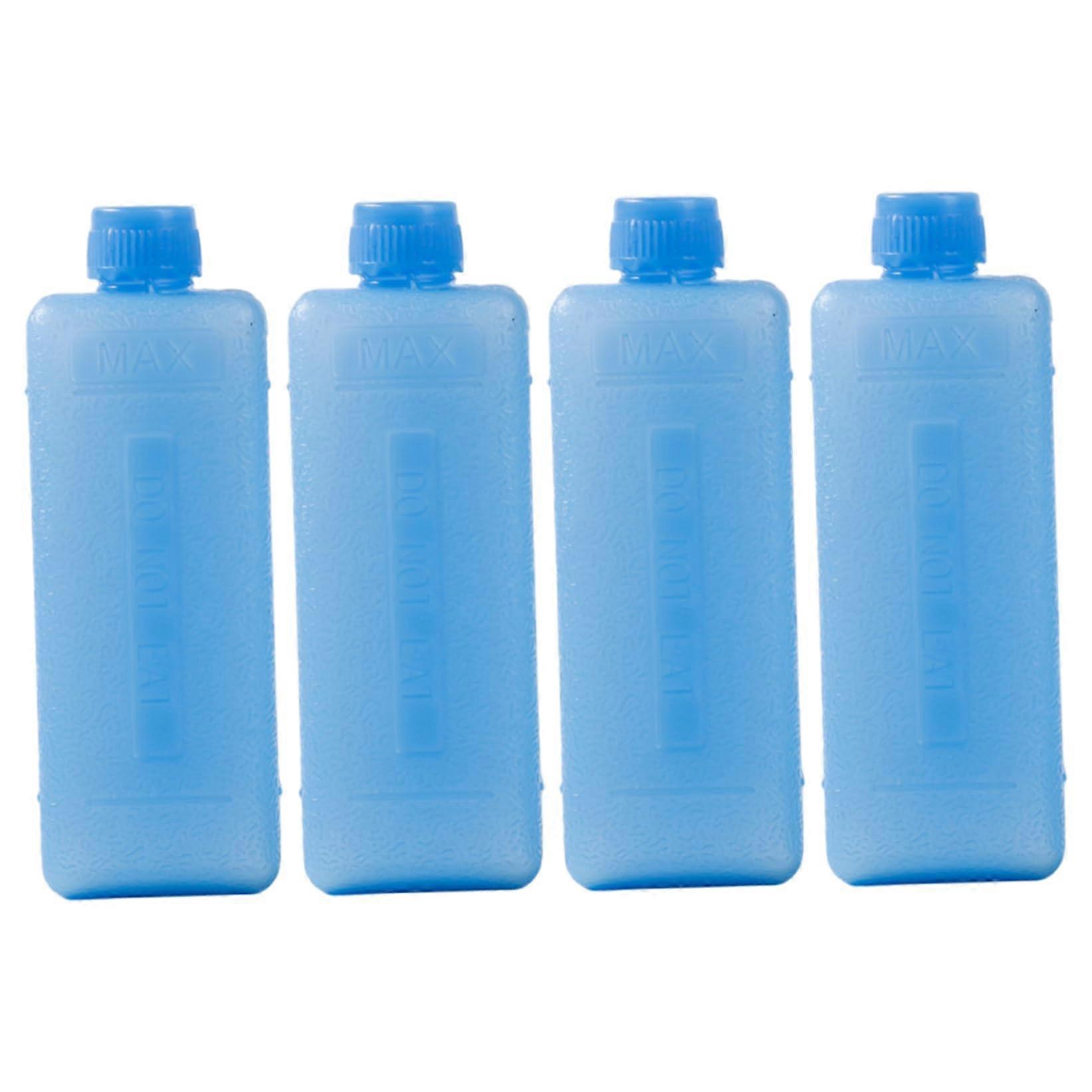 Ice Packs 4 Pack Small Reusable Freezer Blocks for Coolers and Lunch Boxes LongLasting Cooling