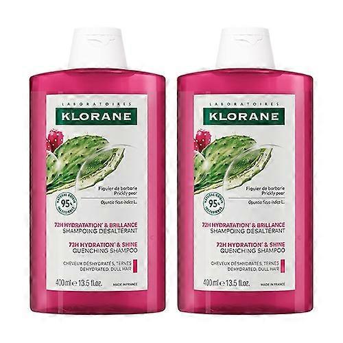Prickly pear shampoo pack (shine and hydration) 2 units of 400ml