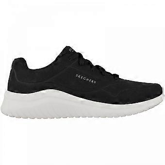 Men's Skechers Ultra Flex 2.0 Vicinity | Black/White | Mens Lace Up Trainers