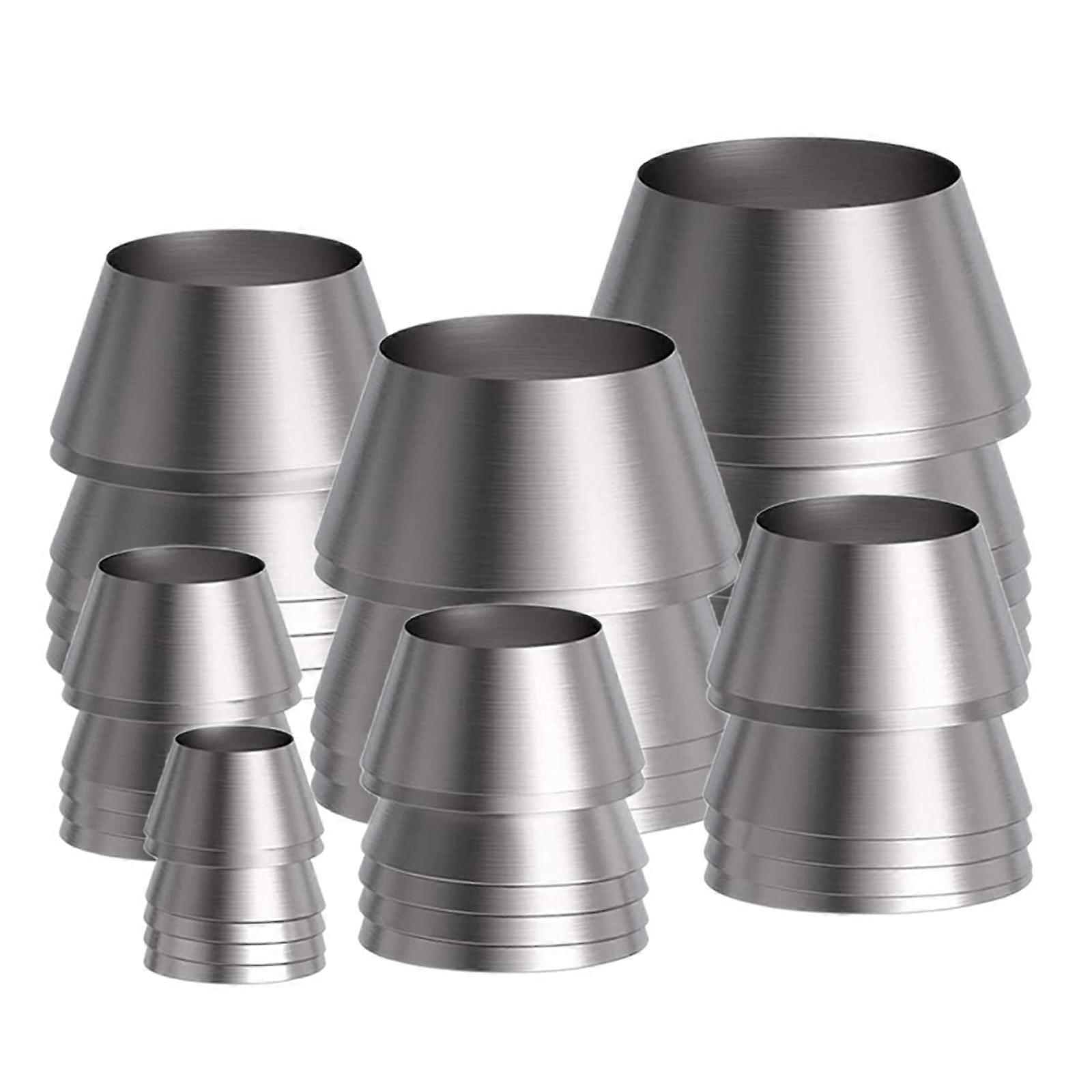 Silver Metal Wedge Handles for Hammer 7Pcs Iron Replacement Kit