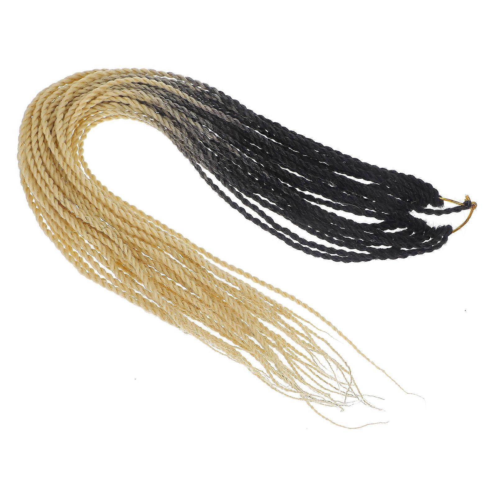 Fiber Gradient Color Ponytail Braid for Decoration Multi Long Ponytail Extension