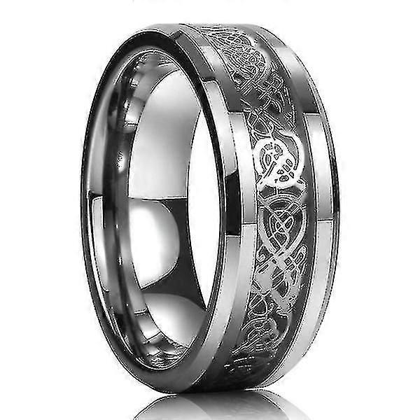 Stainless Steel Celtic Dragon Rings Compatible With Men