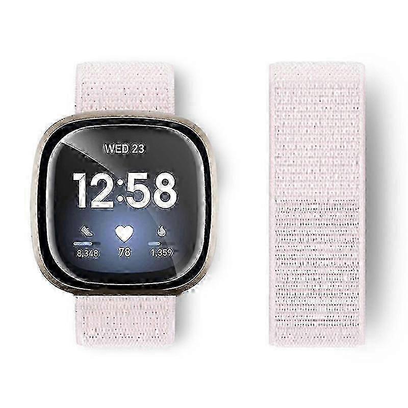 Fitbit Versa 4/Sense 2 Soft Nylon Sport Loop Watch Band Replacement 2025