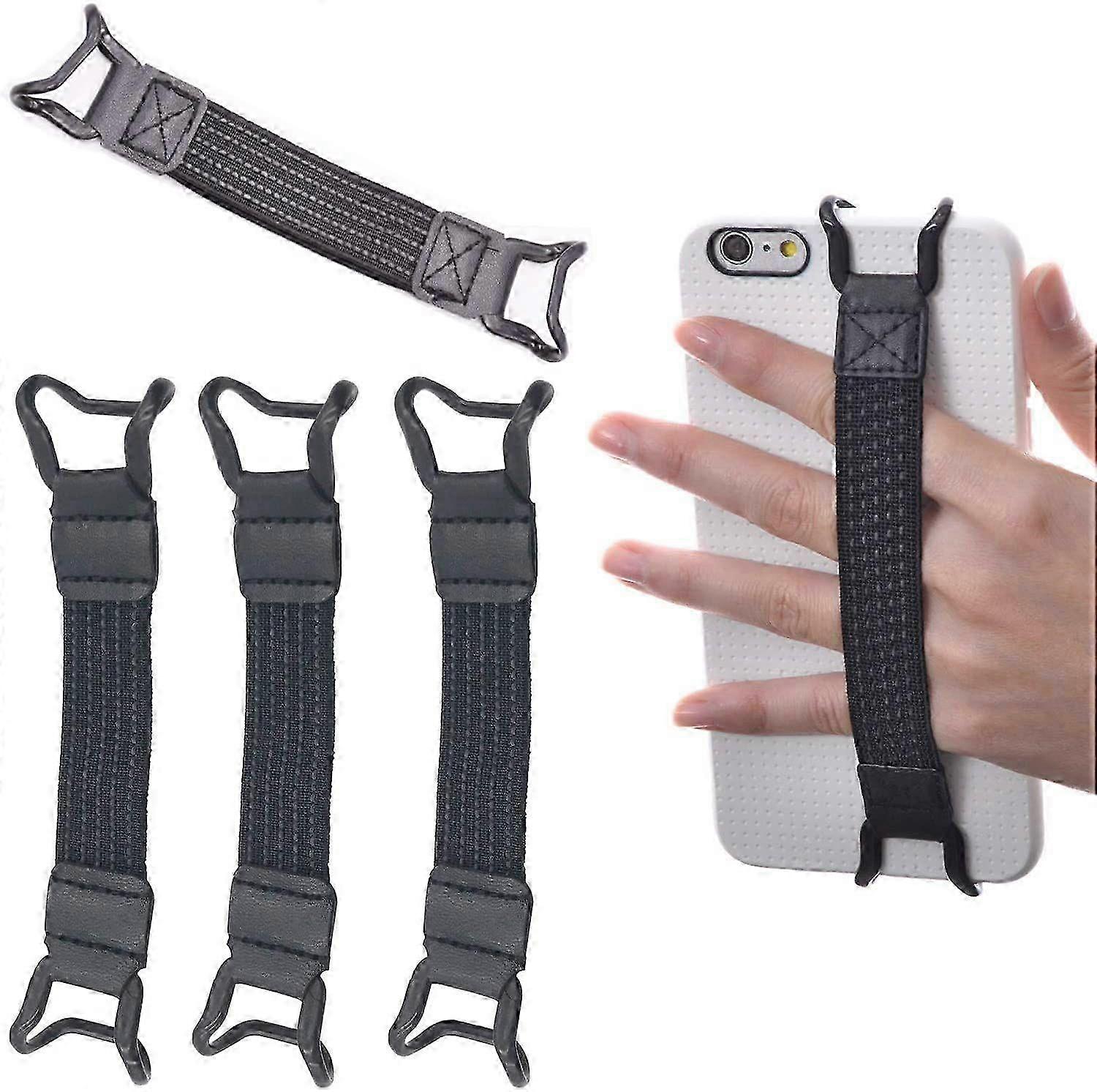 2026 3pack Phone Security Hand Strap for Smartphones-Black