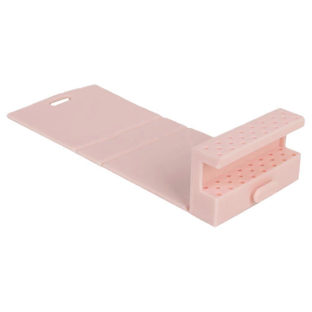 Nail Drill Bits Holder Organizer for Manicure Tools with 2Pcs Storage Box