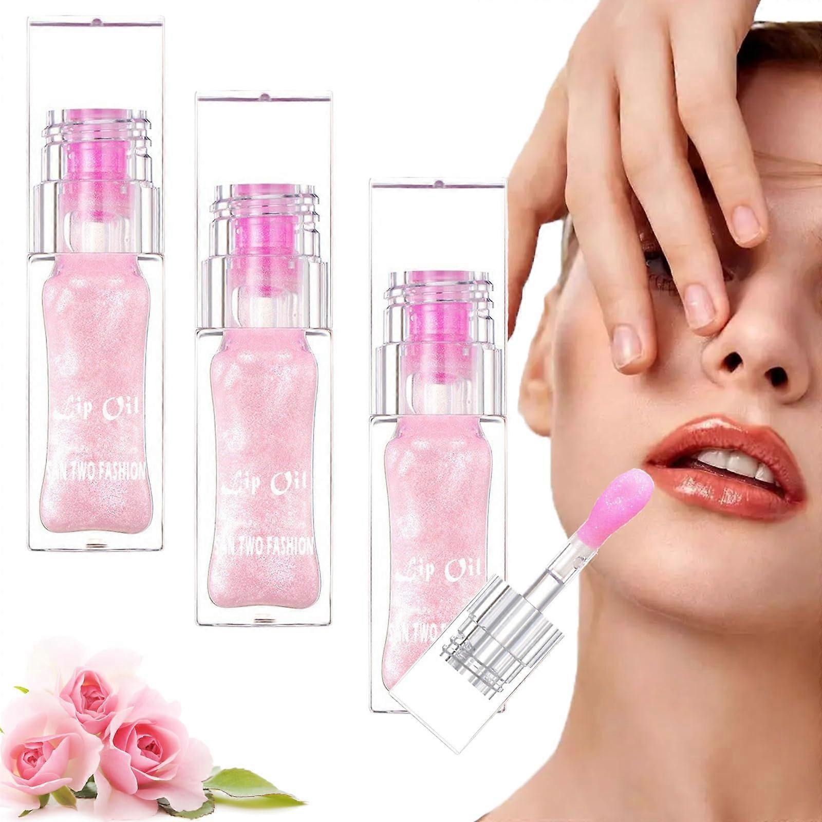 Color Changing Lip Oil with TemperatureResponsive Hydration, NonSticky Gloss for Dry Lips