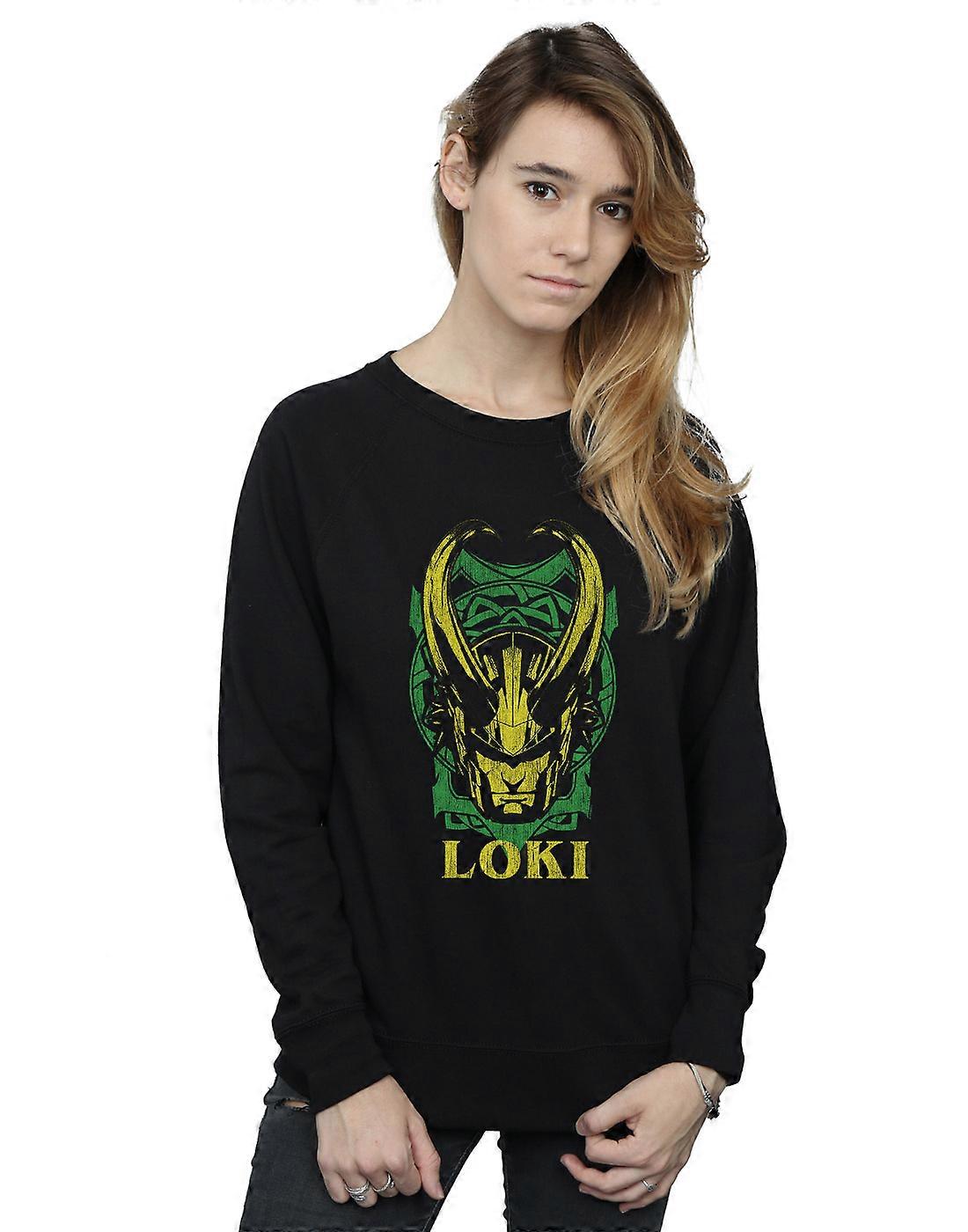 Marvel Women's Loki Badge Sweatshirt