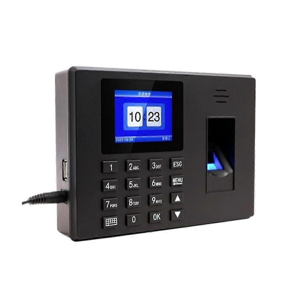 Multifunctional Fingerprint Attendance Machine Finger Scanning Access Control Fingerprint Time Clock Plastic