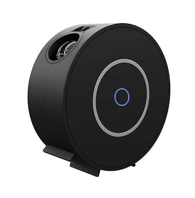 led Alexa stjerne projektor lampe, 3d galaxy projektor lys med rgb justering / stemmekontroll / wifi / timer (svart)