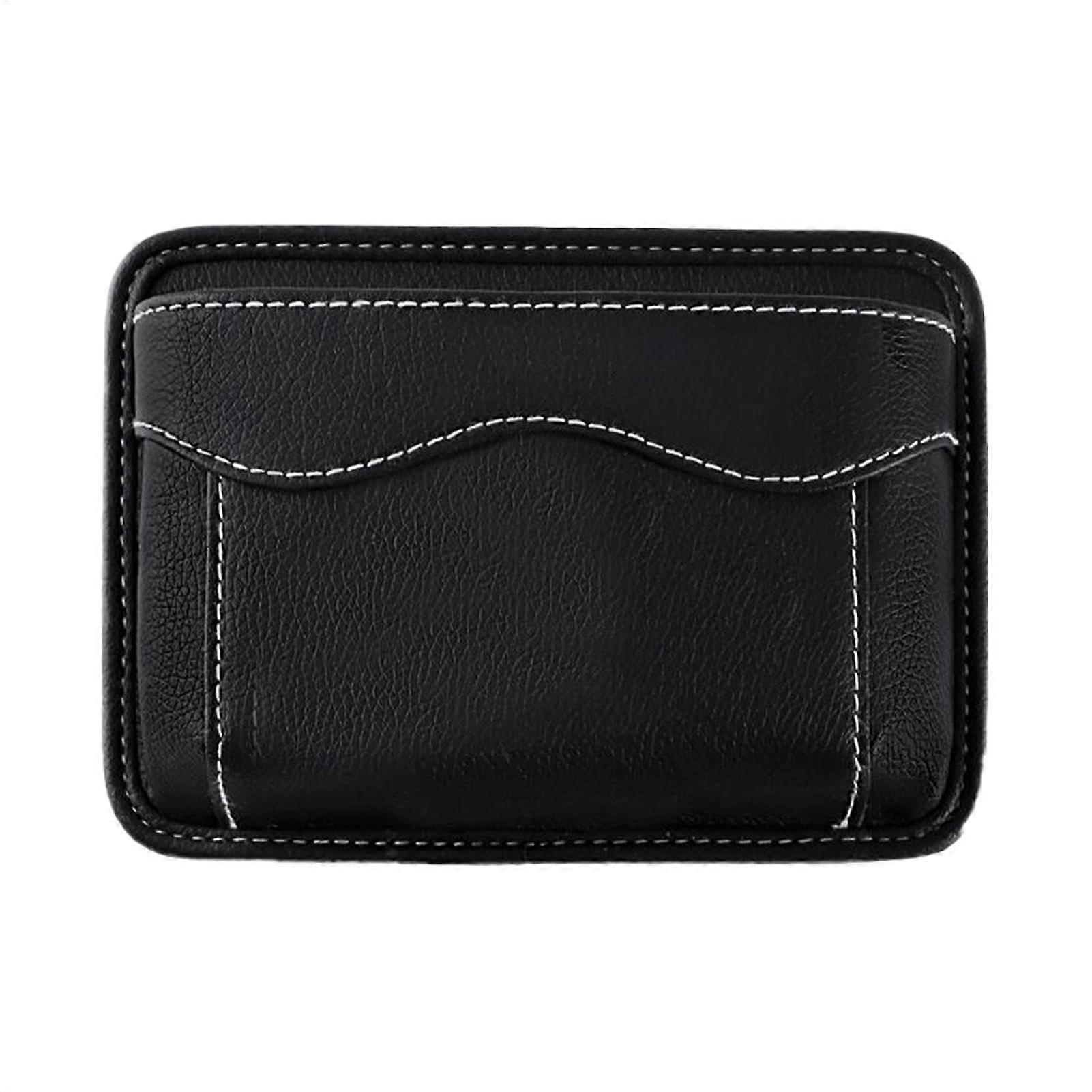 Car Seat Gap Organizer PU Leather Large Capacity MultiPocket Car Console Side Storage Box