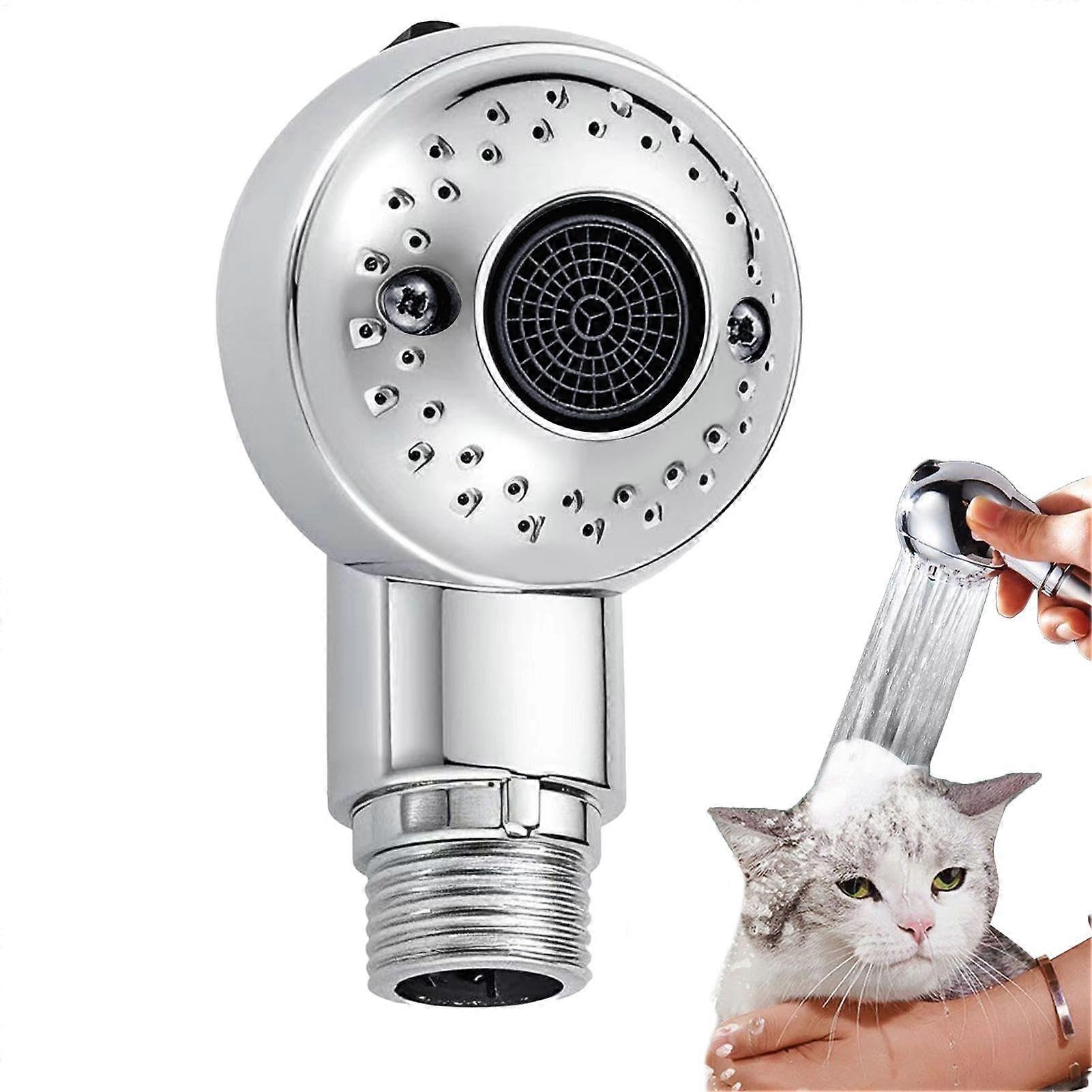 Dog Shower Head with Hose for Quick Pet Bathing, Adjustable Spray and Ergonomic Grip