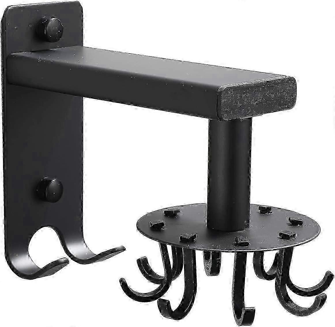 Wall-mounted Utensils Hanger, Adjustable Rotating Hooks8 Hooks)