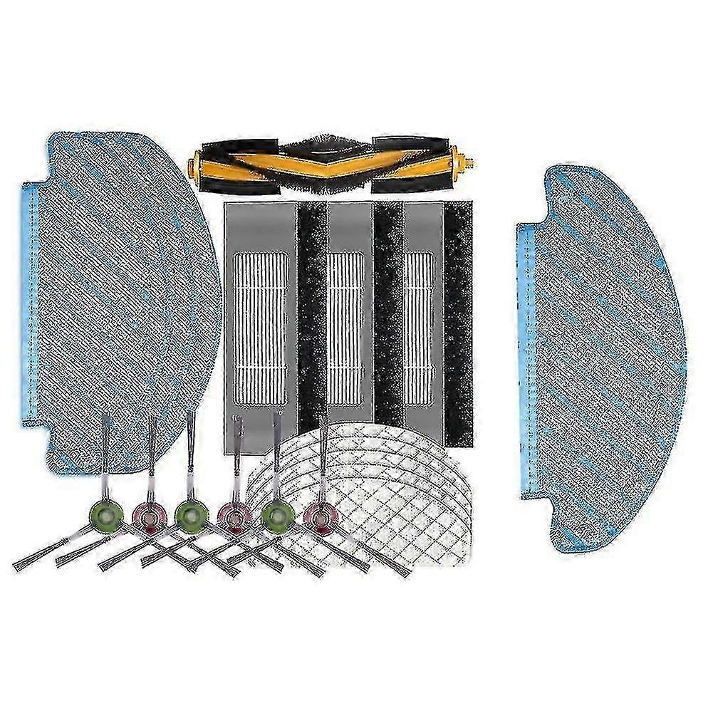 For Sweeper Accessories Ozmo T8 Compatible, Sweeper Replacement Accessory Kit Replacement Parts(19p