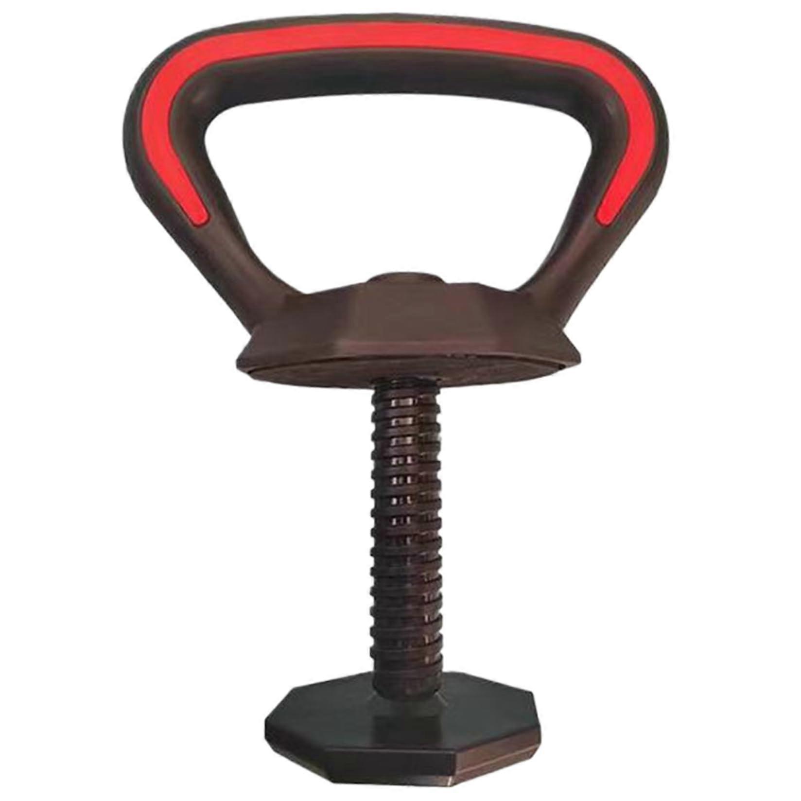 Adjustable Kettlebell Handle for Dumbbells with NonSlip Grip and Multifunctional Converter Base