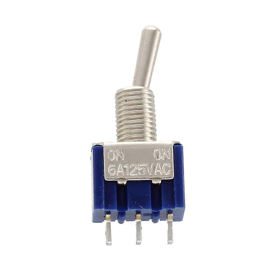 6 x 2-way 3-pin A/ A Mini Toggle Switch