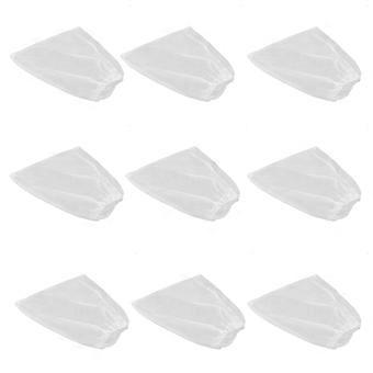 Nail Dust Collector Bag for Nail Art Vacuum Cleaner 10Pcs White Easy Install Pouches