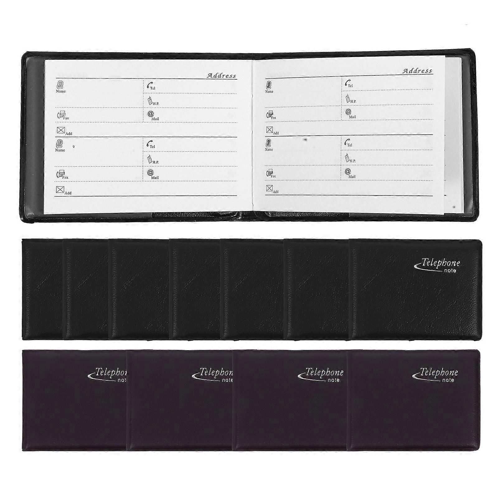 Small Telephone Address Notebook Paper for Writing 12Pcs