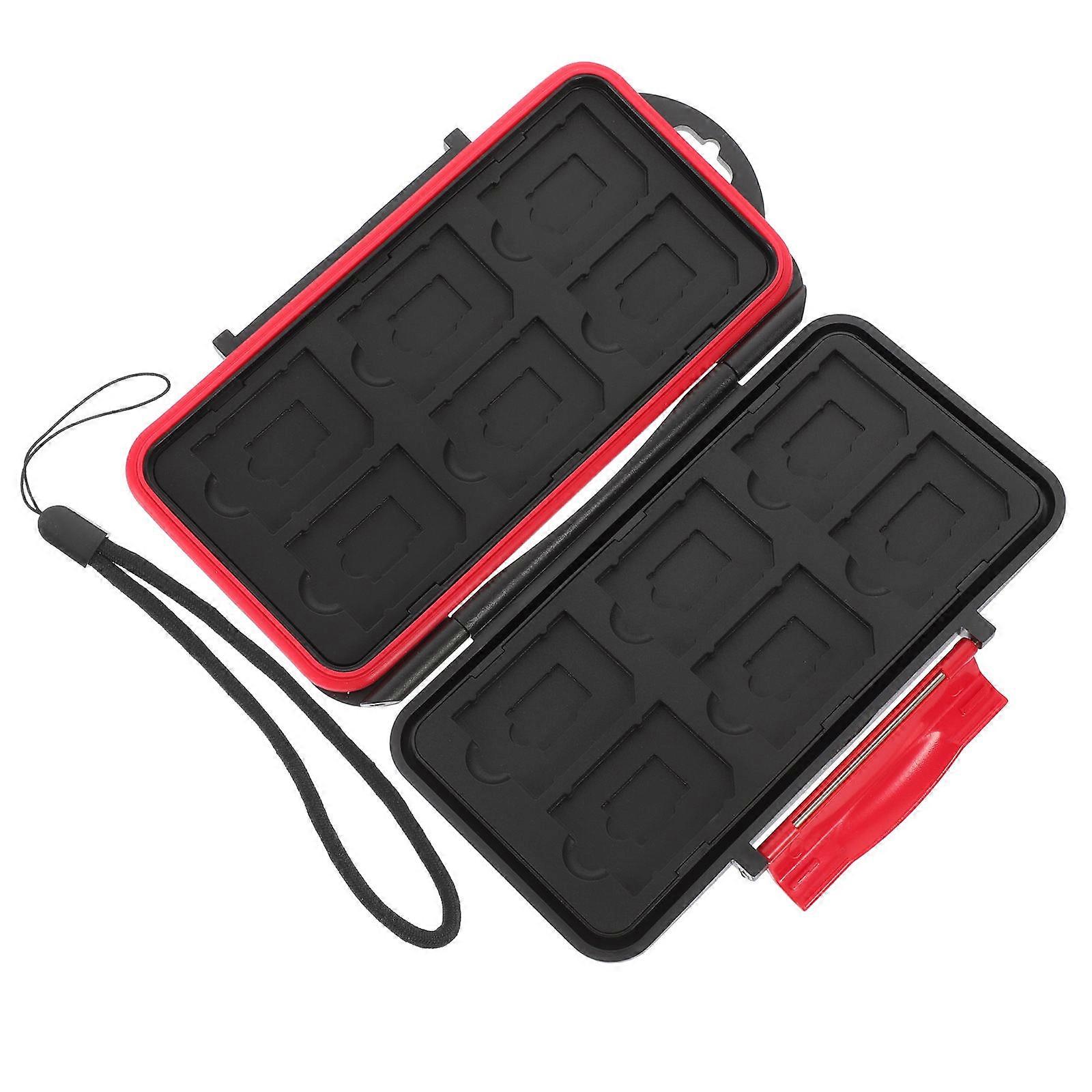 Memory Card Holder Multipurpose Memory Card Keeper with 4Pcs Storage Box