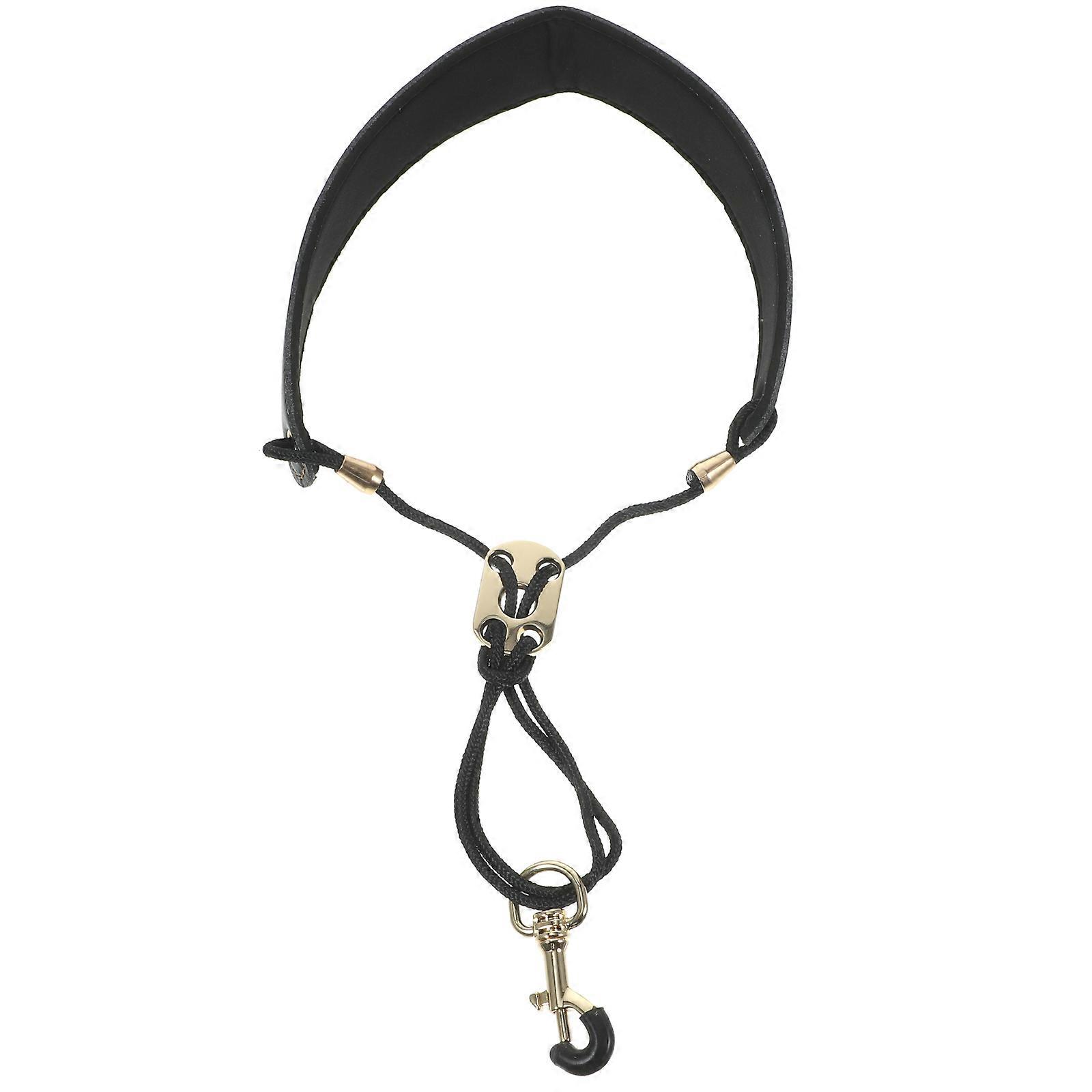 Adjustable Saxophone Neck Strap for Playing Use 1Pcs Black Durable Saxophone Strap