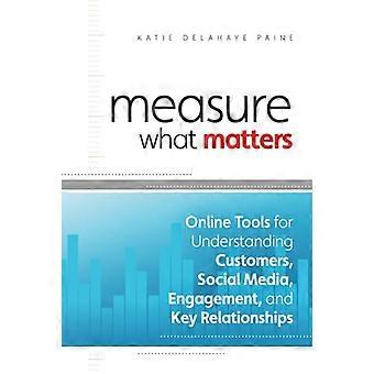 Measure What Matters: Online Tools for Understanding Customers, Social Media, Engagement, and Key Relationships