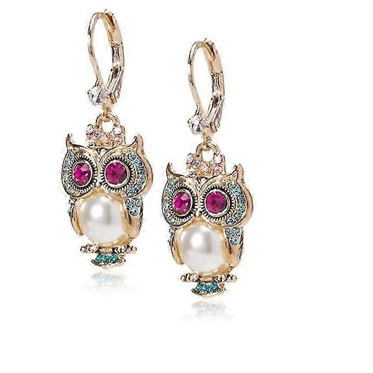 Owl Drop Earrings high quality