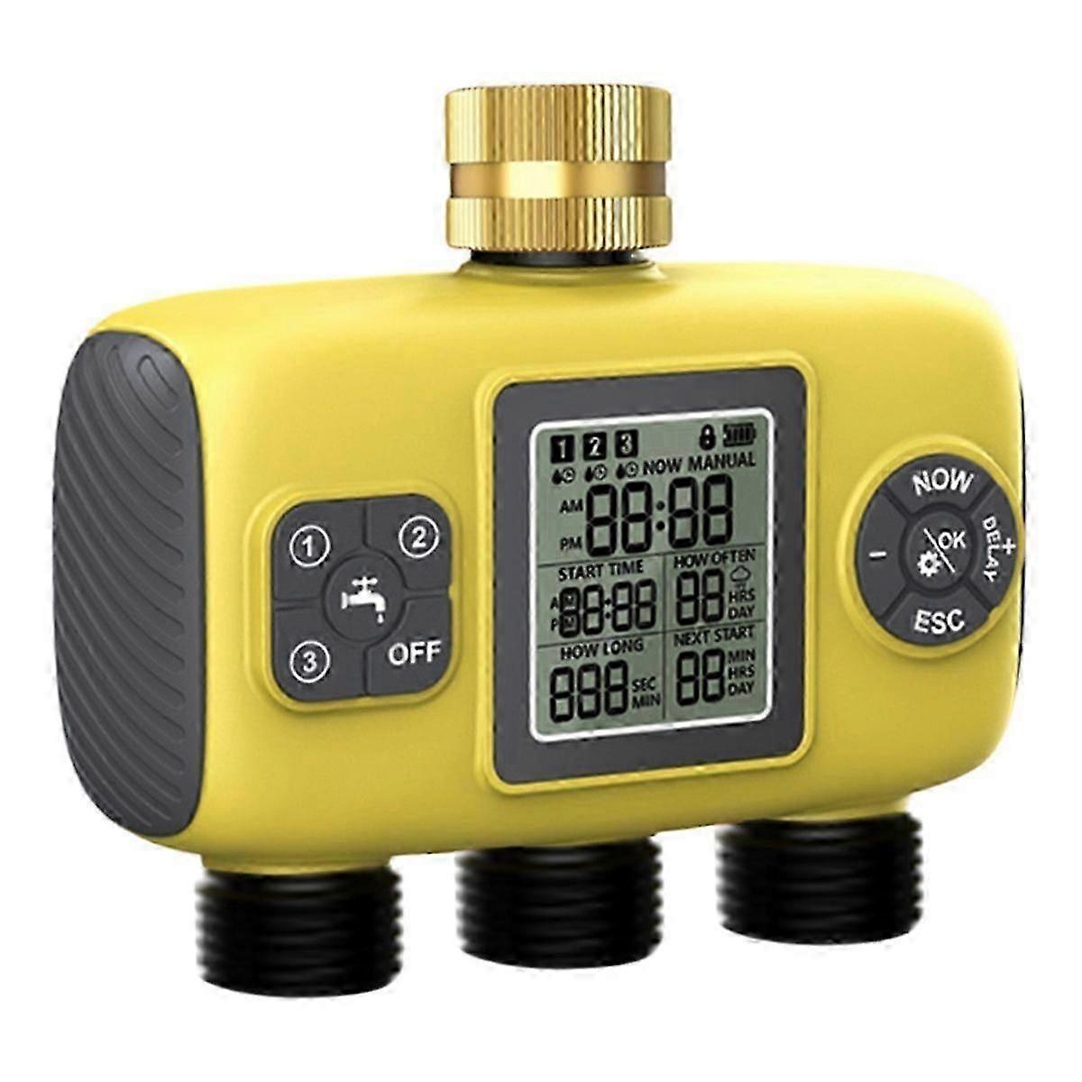 Automatic Water Timer Irrigation Controller Smart Watering System Programmable Water Valve for Outdoor Garden Lawn