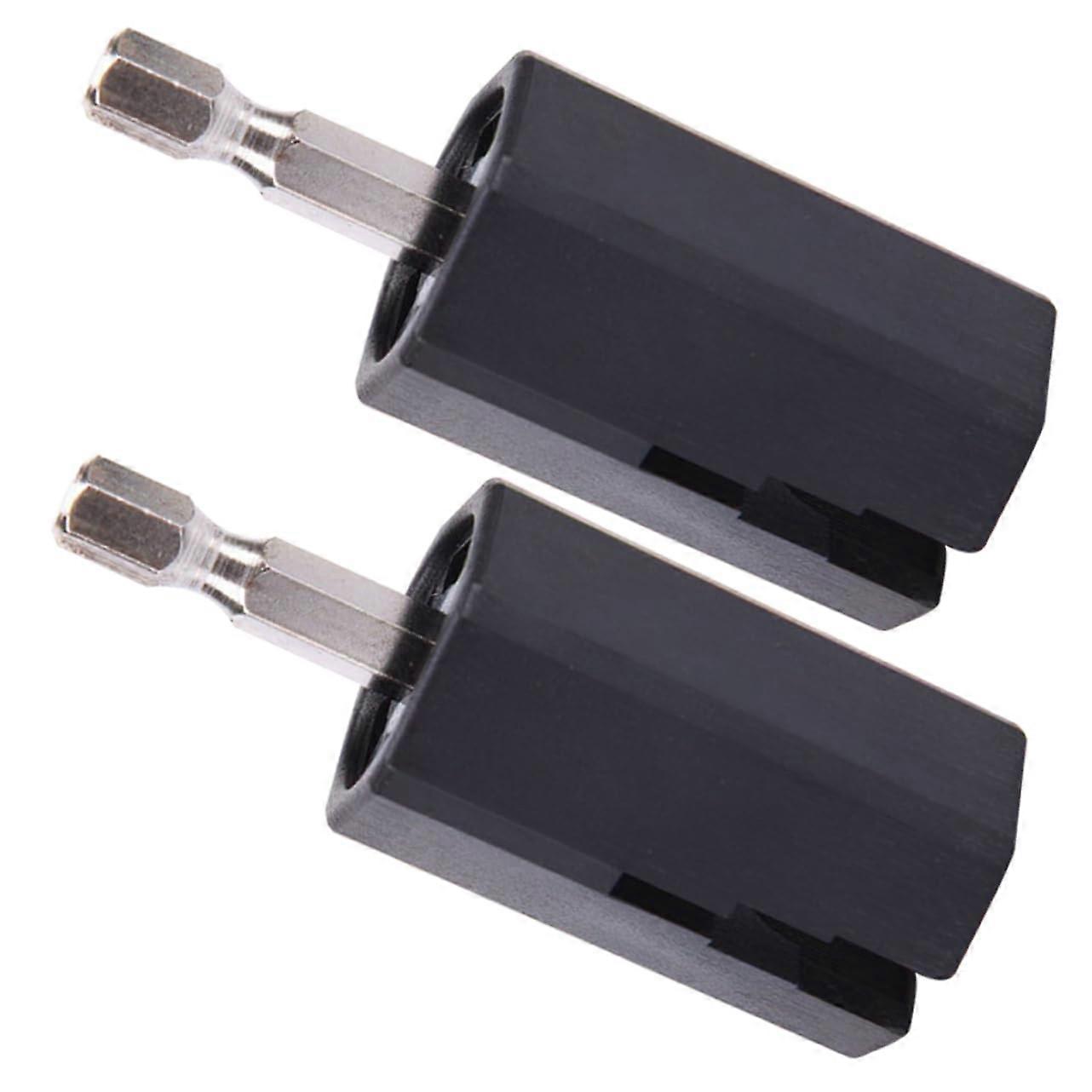 2pcs DrillCompatible Electric Guitar String Winder Set with Ergonomic EasyGrip Handle for Fast String Changing