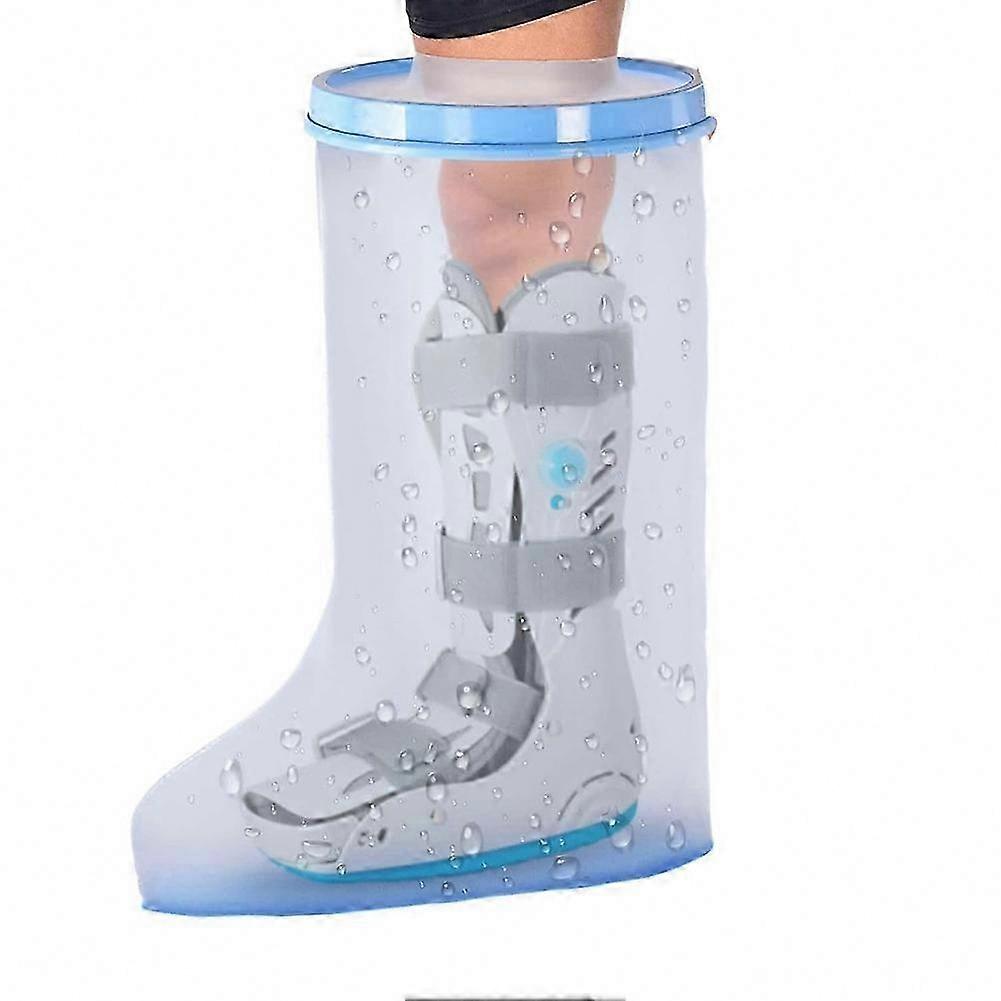 Shower-Safe Non-Slip Cast Protector with Extra Wide Leg Coverage