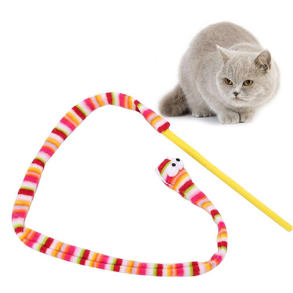 Cat Dangle Toy Cat Toy Wand Multi-Colored 1Set