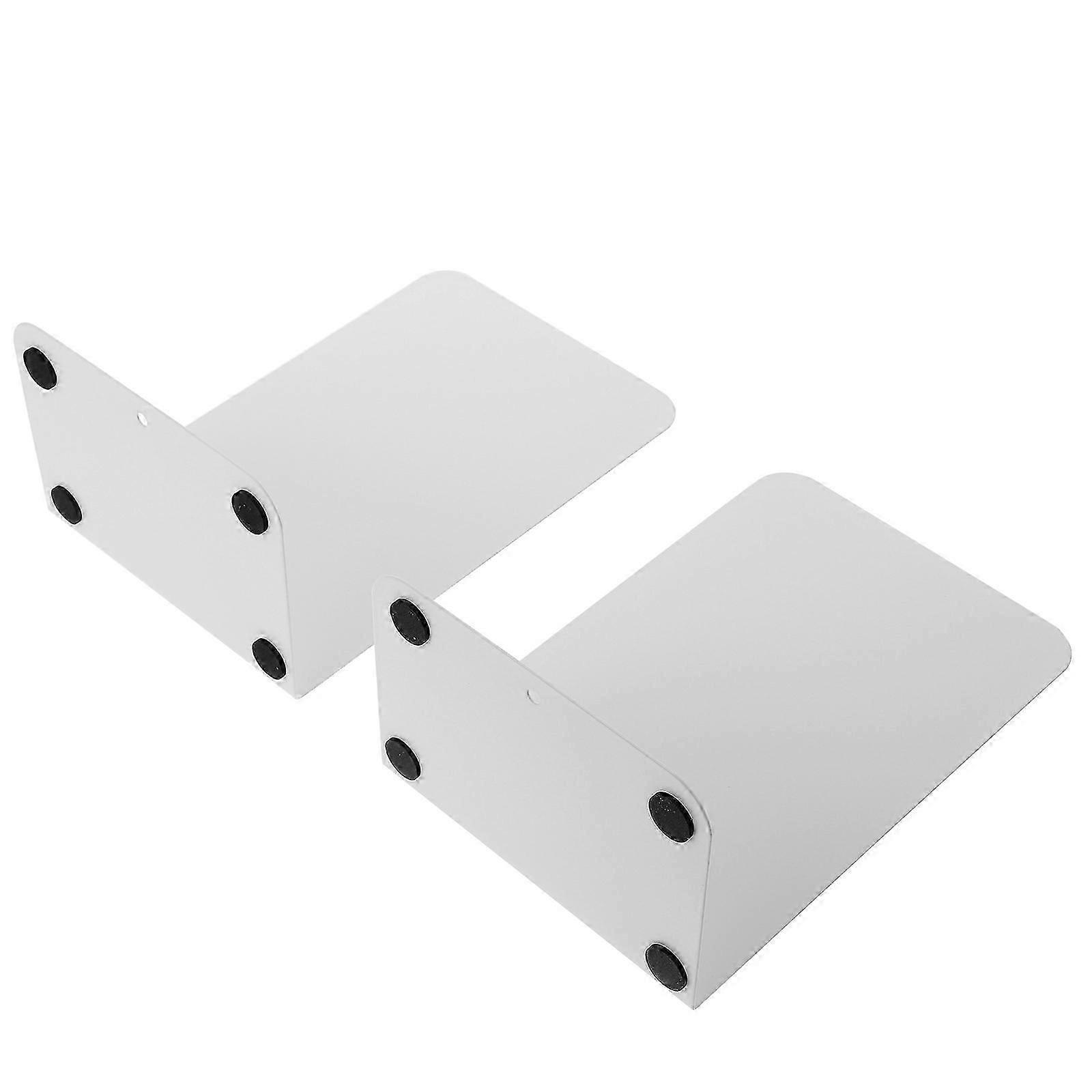 Bookends Metal Book Organizer for Students 2Pcs Practical Desktop Support