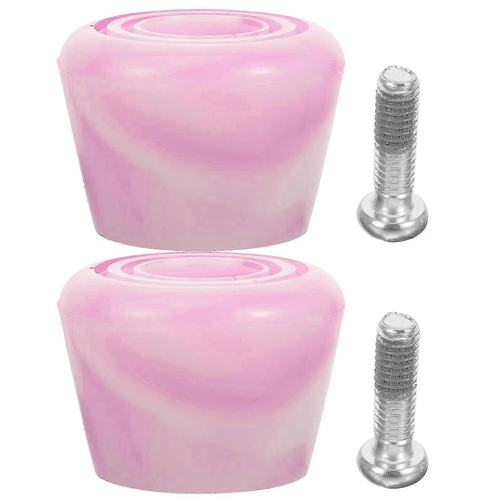 1 Set Professional Roller Skate Toe Stops, Replaceable Skate Brakes Replacements
