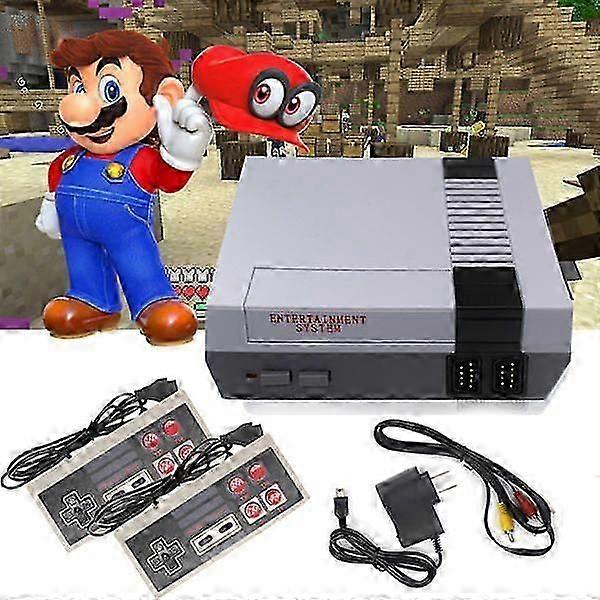 Retro game console with 620 classic games and dual controllers KHMYV