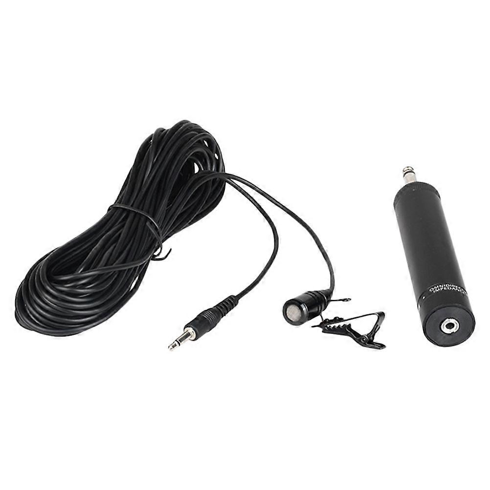 Lavalier Microphone Wire Mic for Instrument 3Sets Multi-Purpose 10m Wire