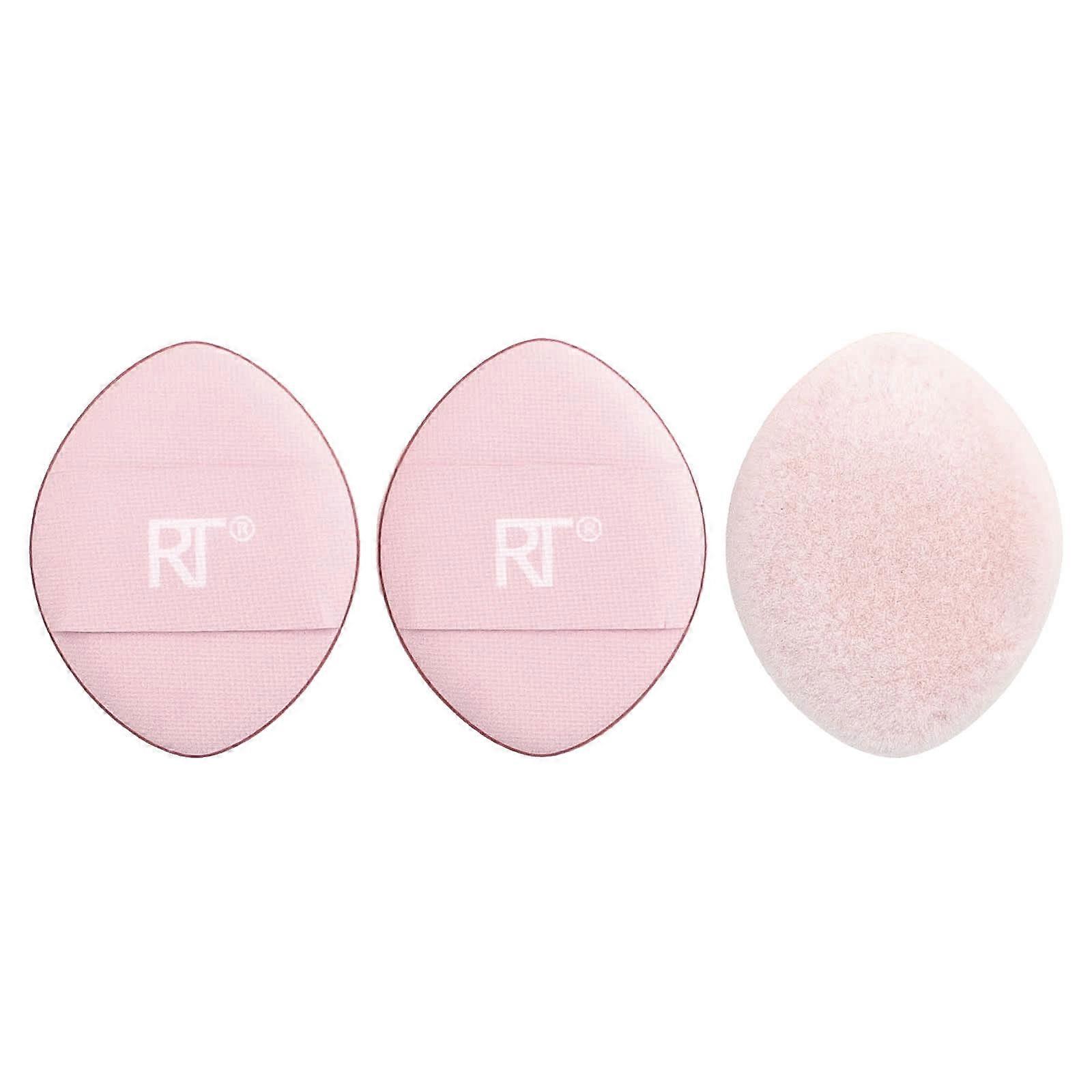 Real Techniques, Mini Miracle Powder Puff Trio, 3 Pack, 3-Pack