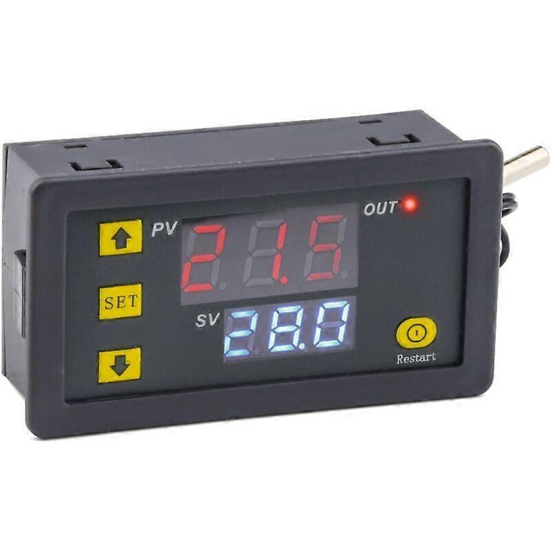 Temperature Controller W3230 Mini Digital Temperature Controller LED Display Thermostat Regulator DC 12V 20A Temperature Control Sensor