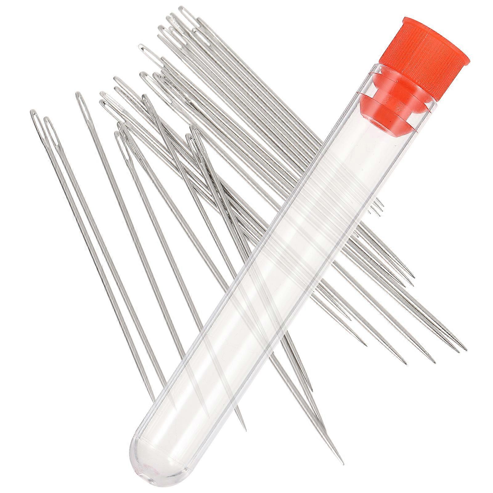 1 Set of Household Darning Needles Multi-use Large-Eye Blunt Needles Multi-function Sewing Needles