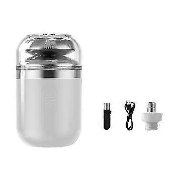 2 in 1 Portable Electric Shaver Nose Hair Trimmer Rechargeable Electric Shaver Capsule Travel Shaver A RK