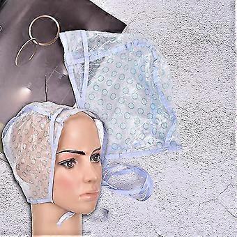 2pcs / set Casquette de teinture des cheveux + Brosse à crochet à domicile Utilisation Pro Salon Outils de coiffure