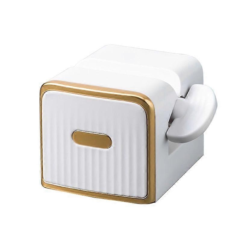 Toothpaste Dispenser Ergonomic Design Waterproof ABS Wall Mount Roller Squeezer Bathroom Accessories