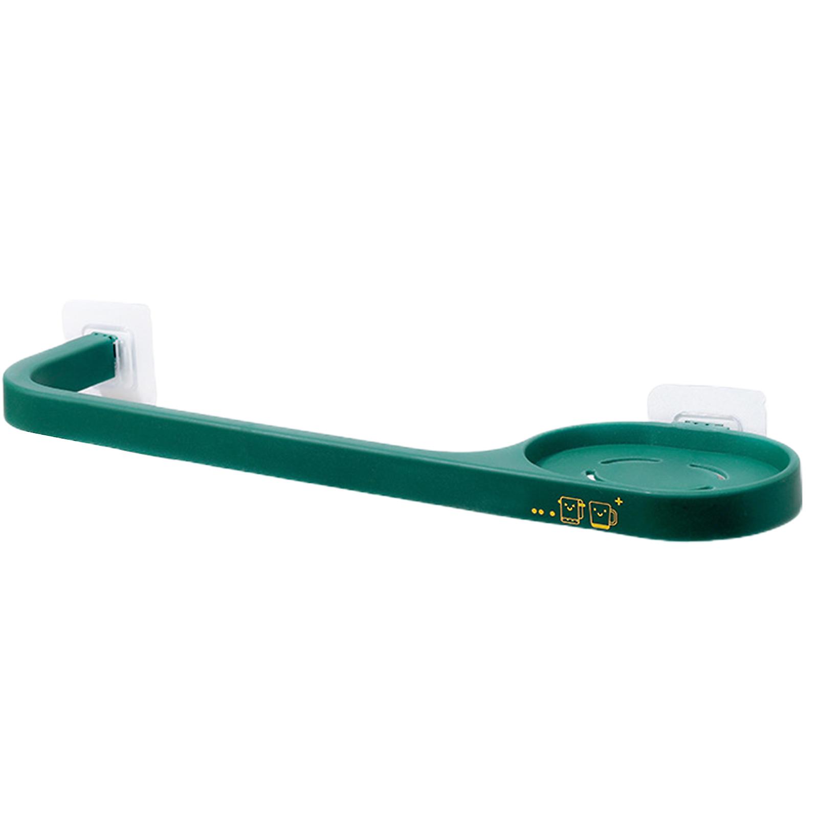 Towel Rack No Drilling With Multifunctional Storage Area