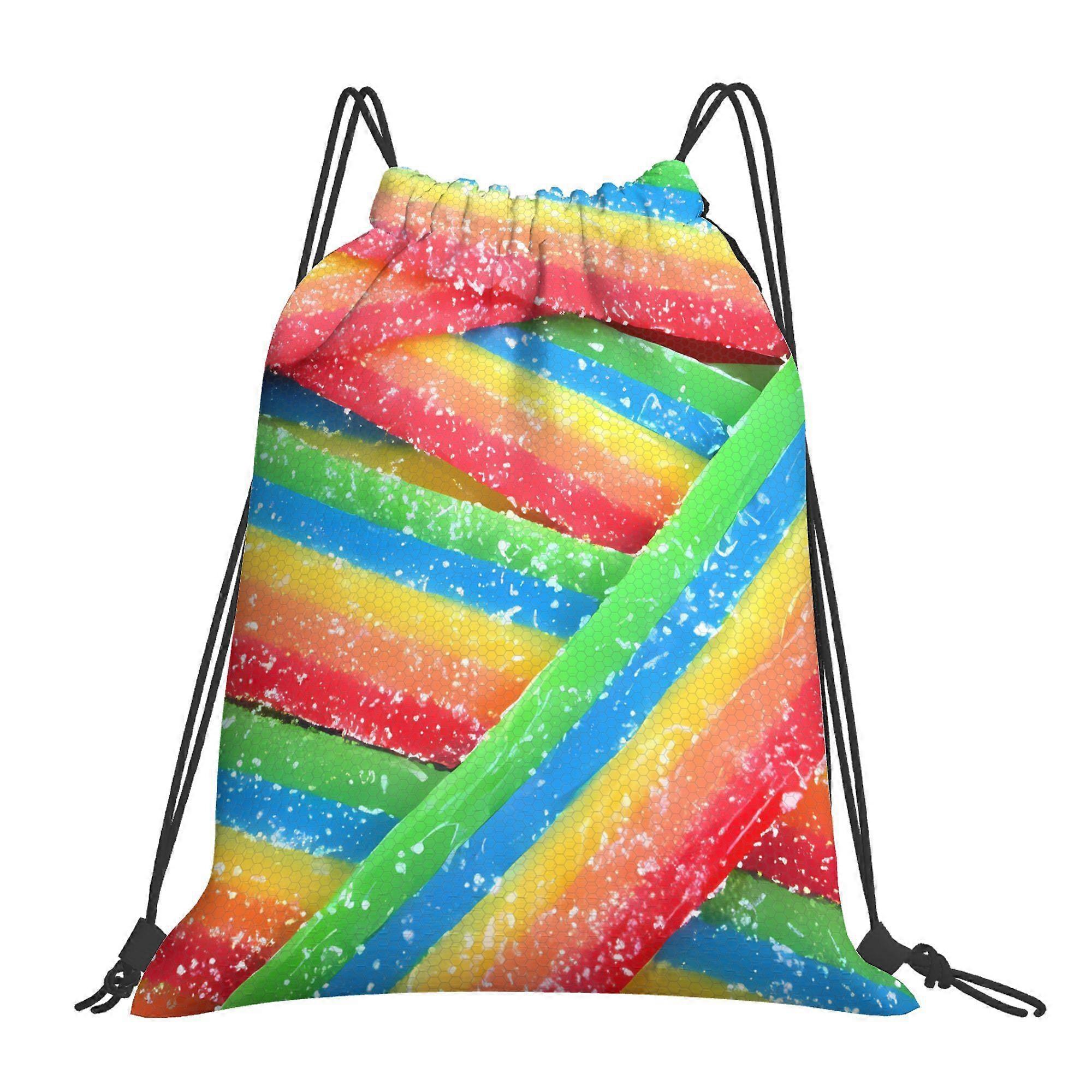 Vibrant Candy Pouches with Drawstrings-Dwazs