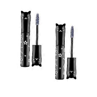 Waterproof White Mascara Quick Dry Buildable Volume for Cosplay and Photography 2pcs