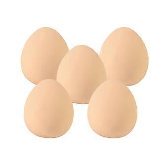 5Pcs Unbreakable Artificial Egg Squish Toys - Soft TPR Rebound Anti-stress Squeeze Fidget Toys