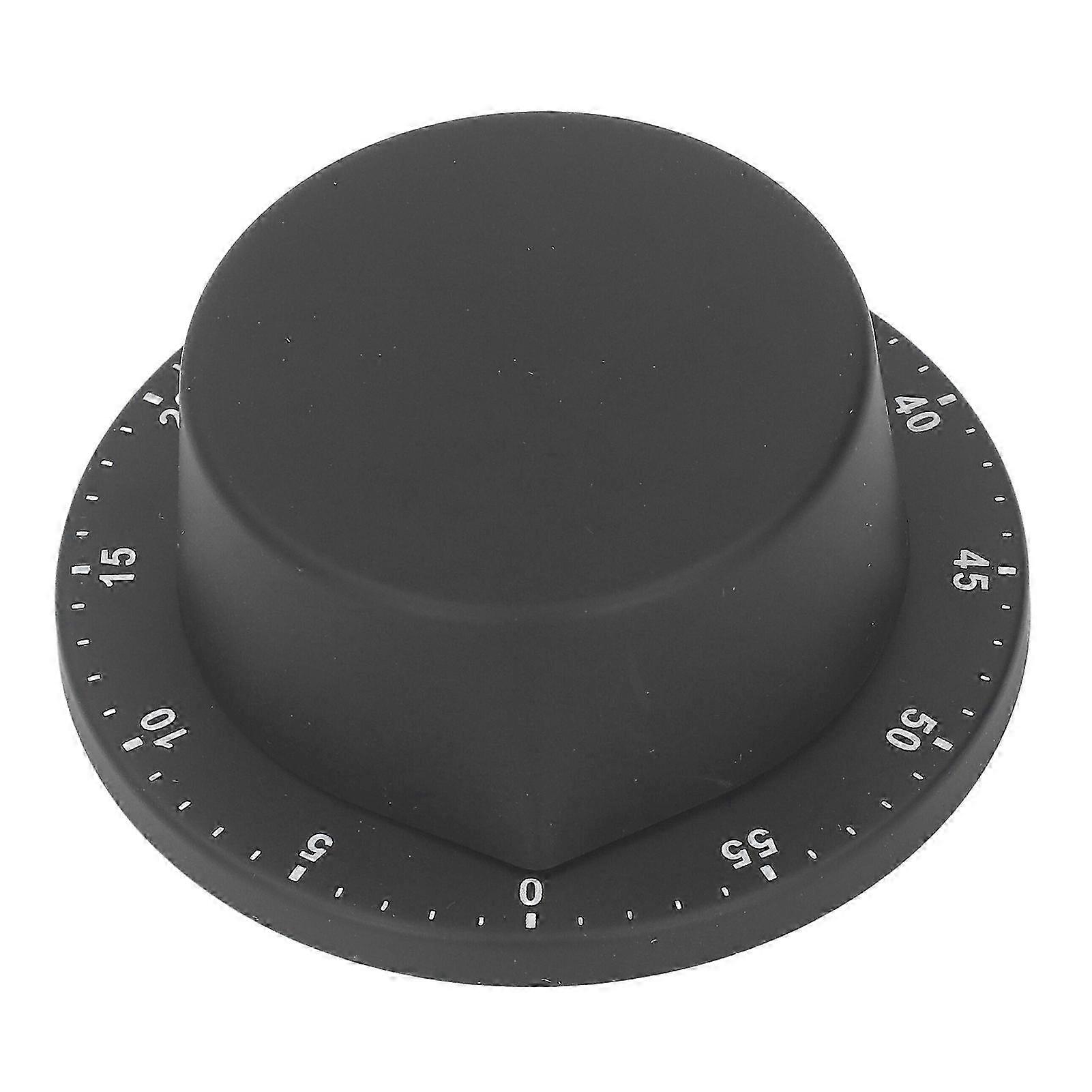 Wind Up Timer Magnetic Suction Outdoor Training 60 Minutes Manual Countdown Timer Black