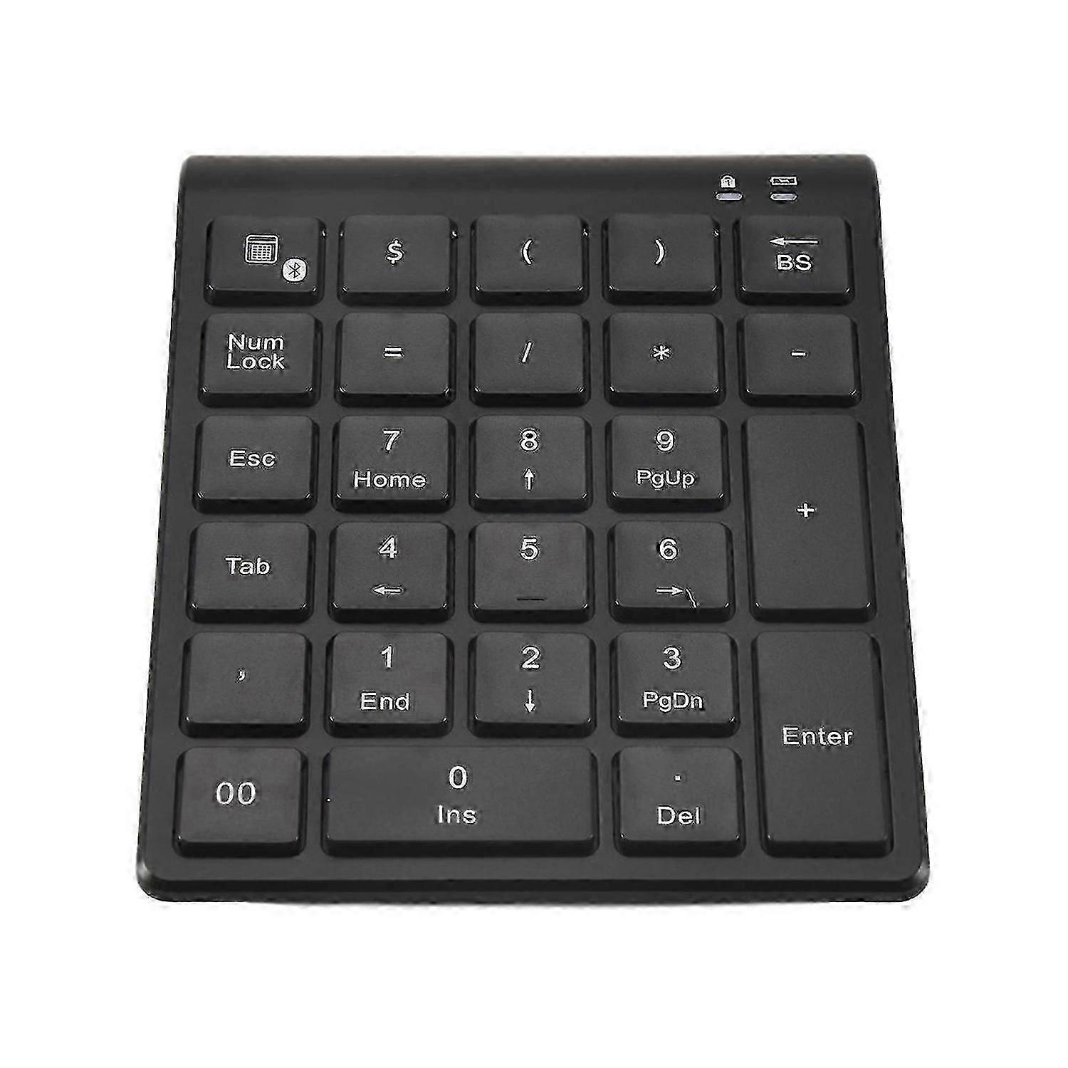 27 Keys Bluetooth Wireless Numeric Keypad Mini Numpad With More Function Keys Digital Keyboard For P